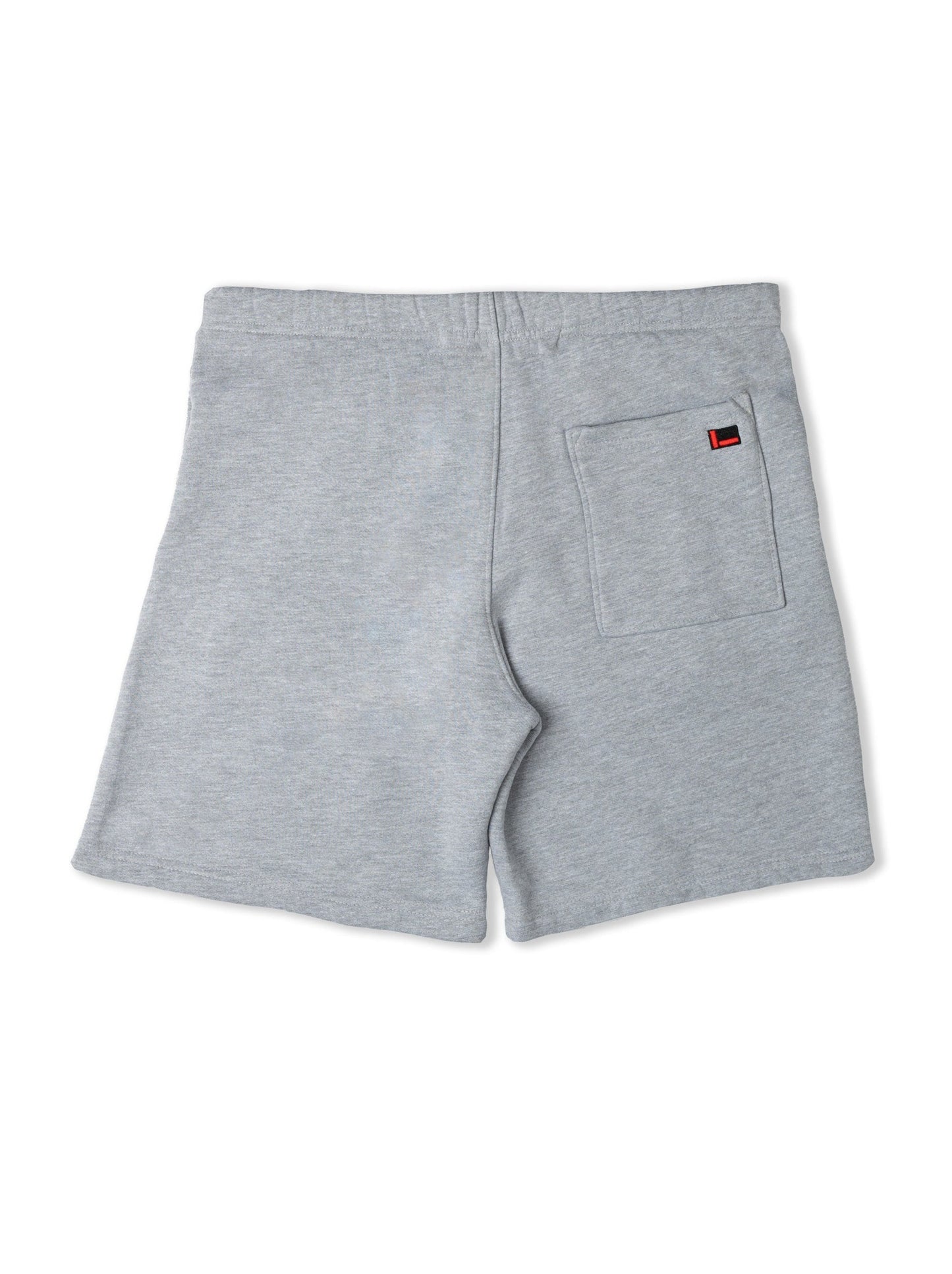 Signature Embroidered Shorts - Heather Gray