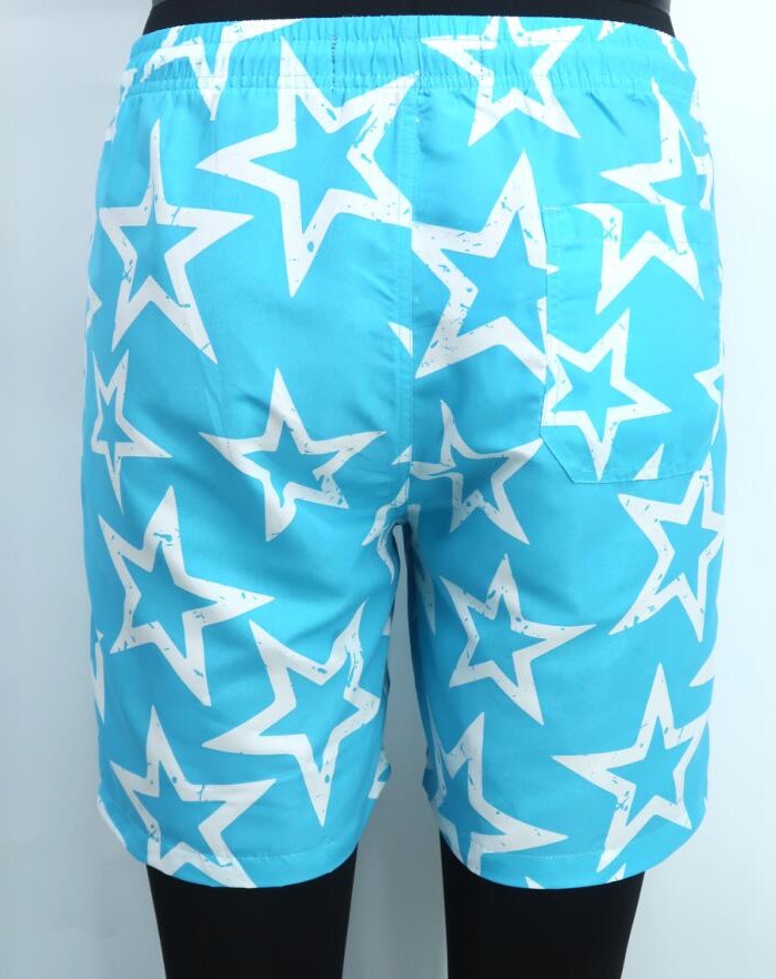 MEN MICROFIBER SHORTS-SKY