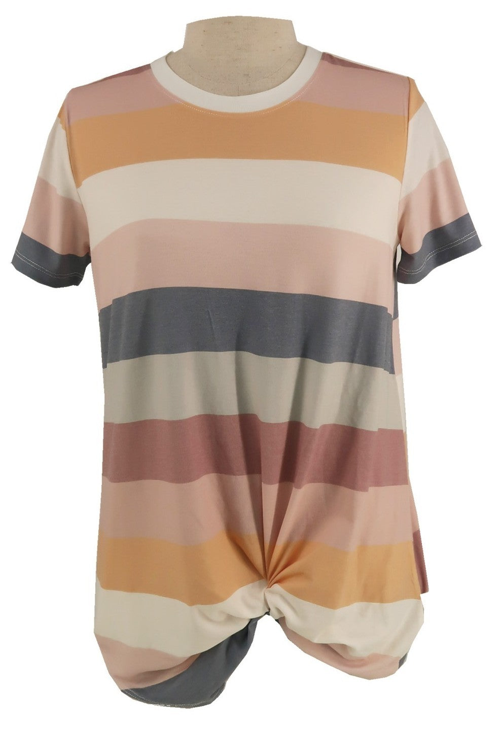 LADIES KNITTED TOP-PRINTED