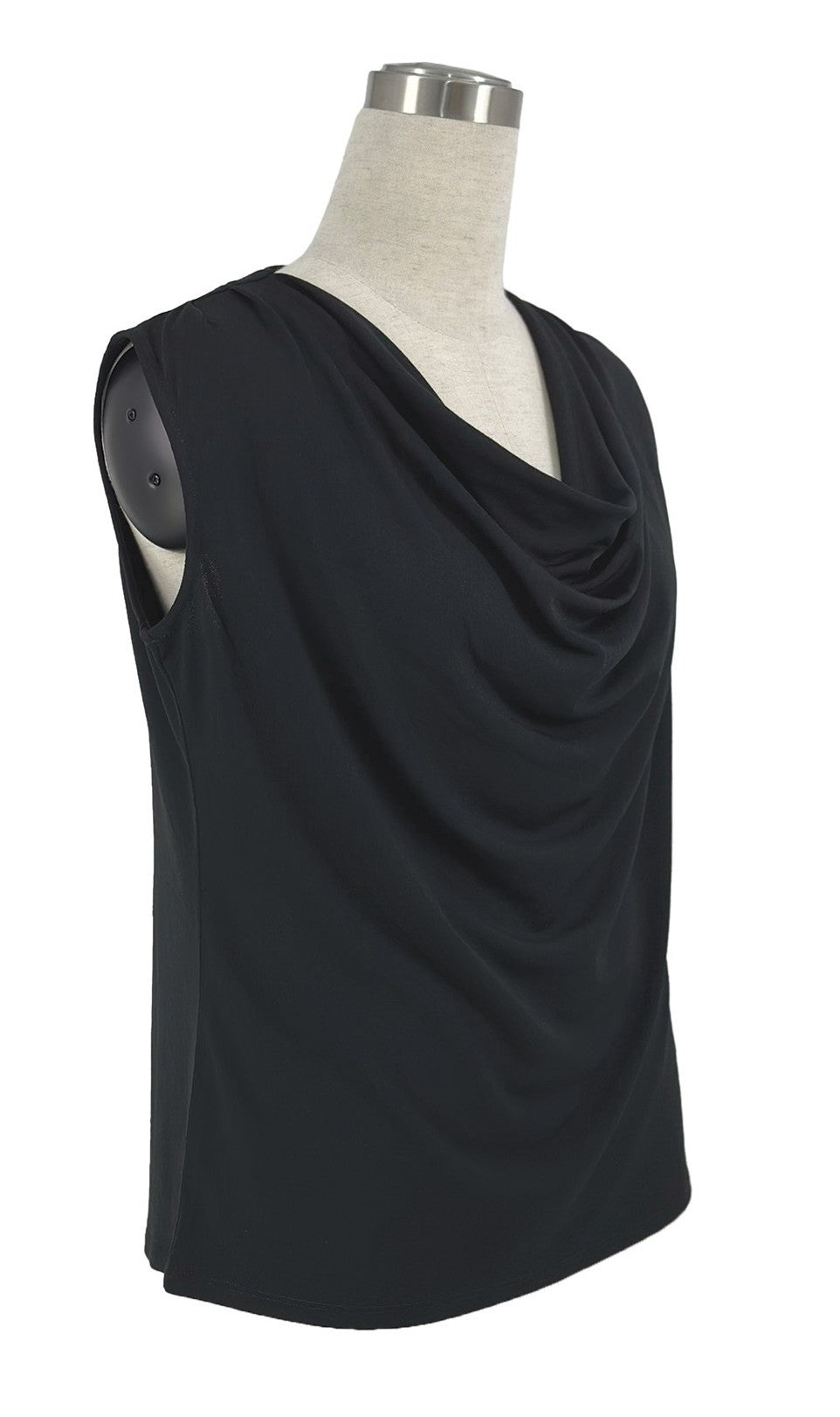 LADIES KNITTED TOP-BLACK