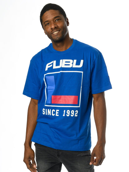 Blue Fubu Flag Tee - Blue