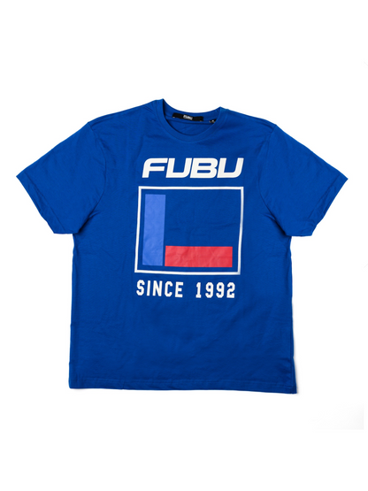 Blue Fubu Flag Tee - Blue