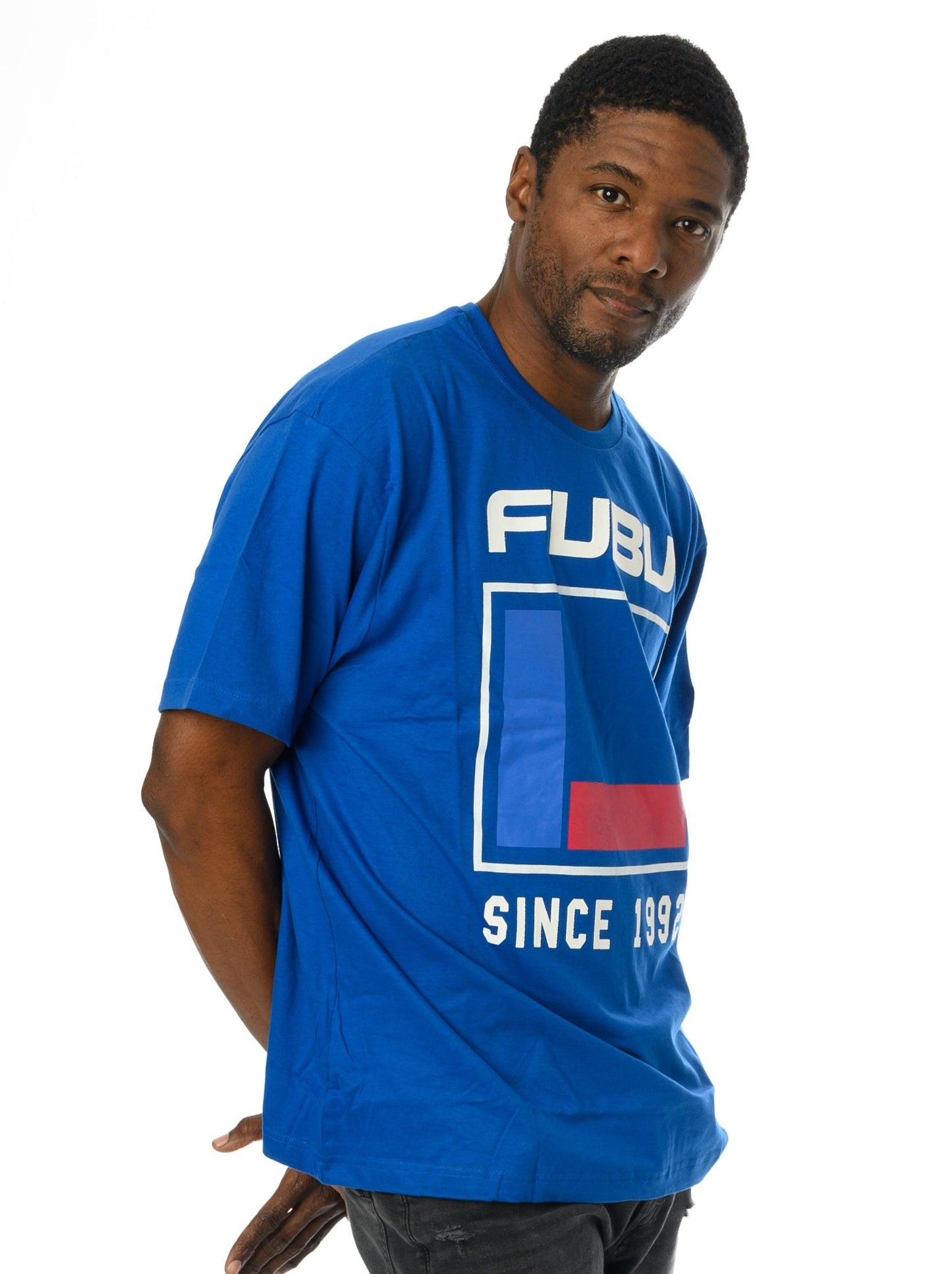 Blue Fubu Flag Tee - Blue