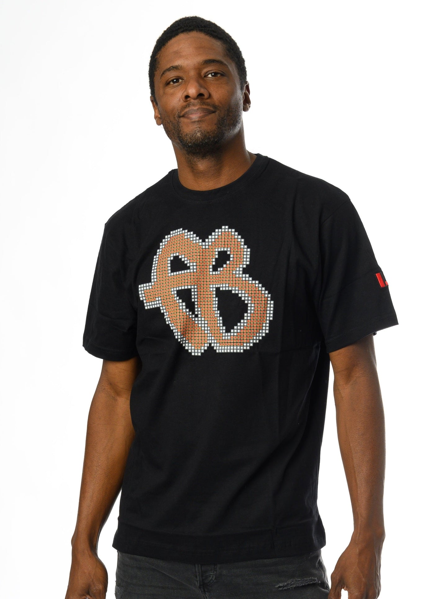 Pixelated FB Logo Tee - Black