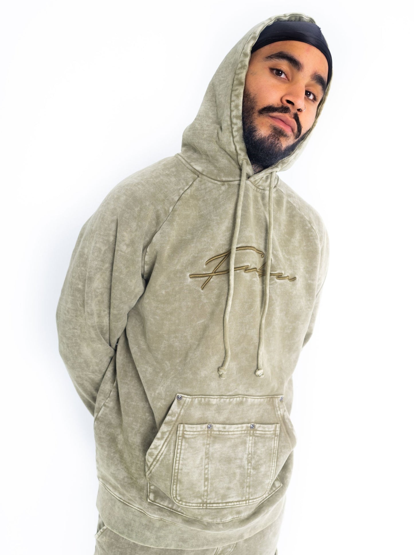 Utility Signature Hoodie - Green