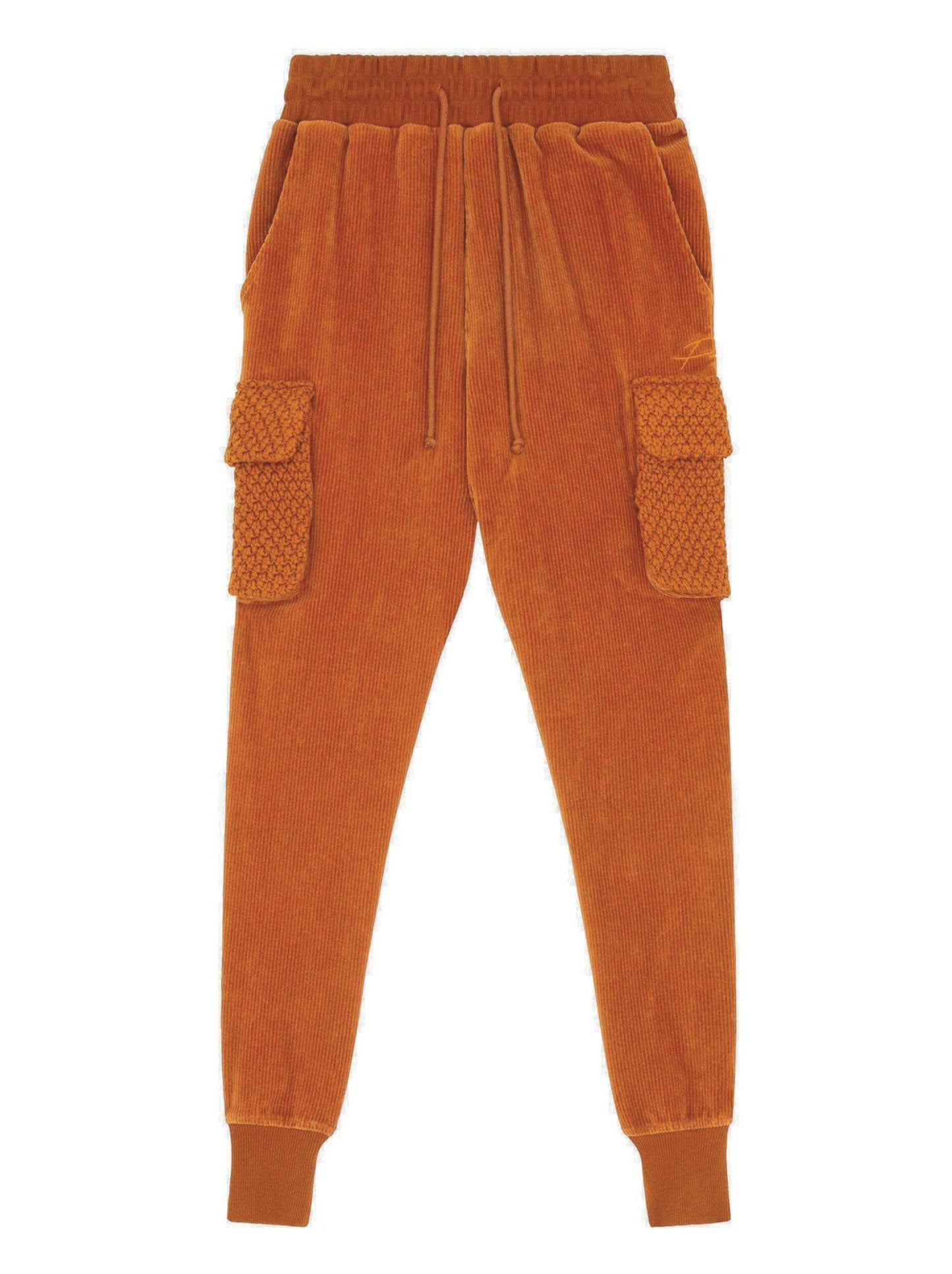 Corduroy Combo Knit Cargo Jogger - Copper