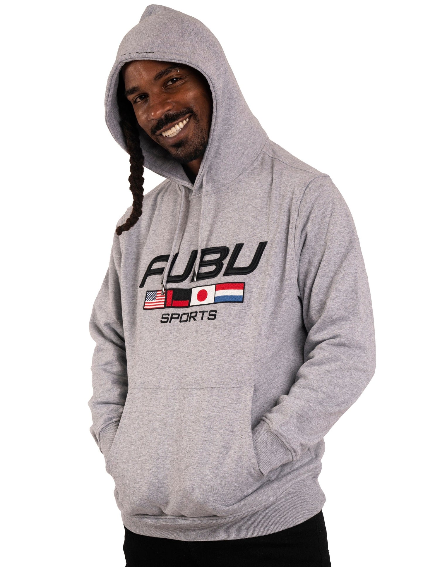 Fubu Sports Hoodie - Gray