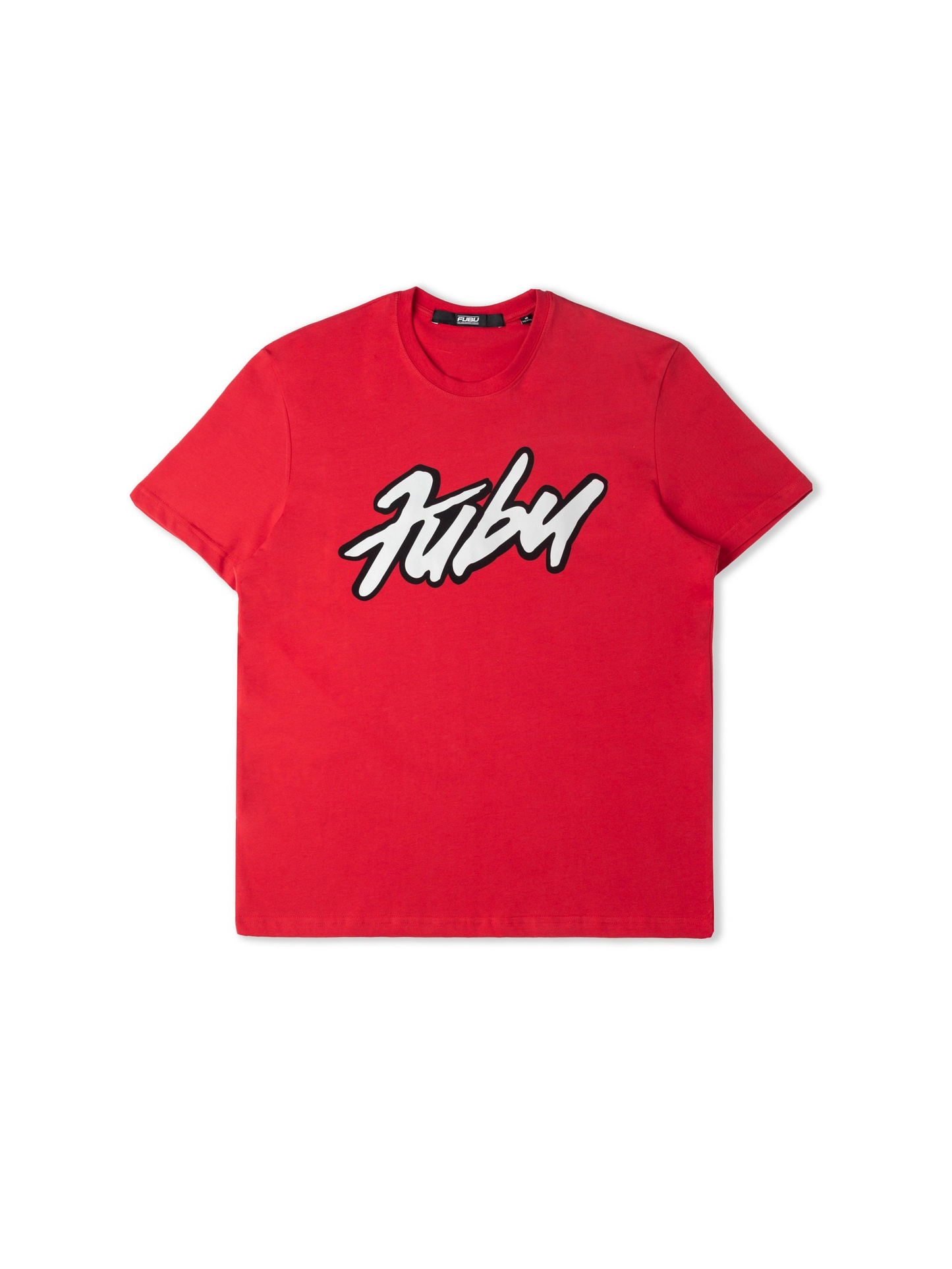 Reflection Script Tee - Red