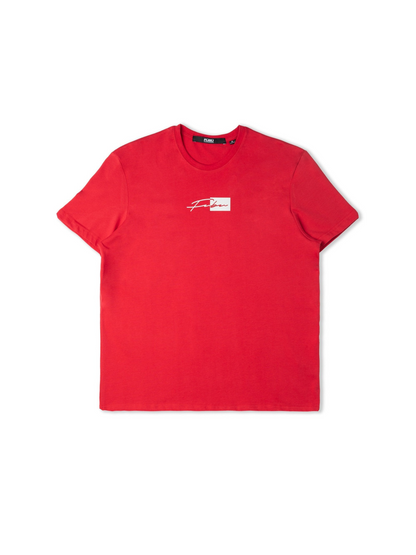 Reflection Colorblock Tee - Red