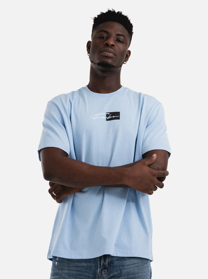 Colorblock Tee - Carolina Blue