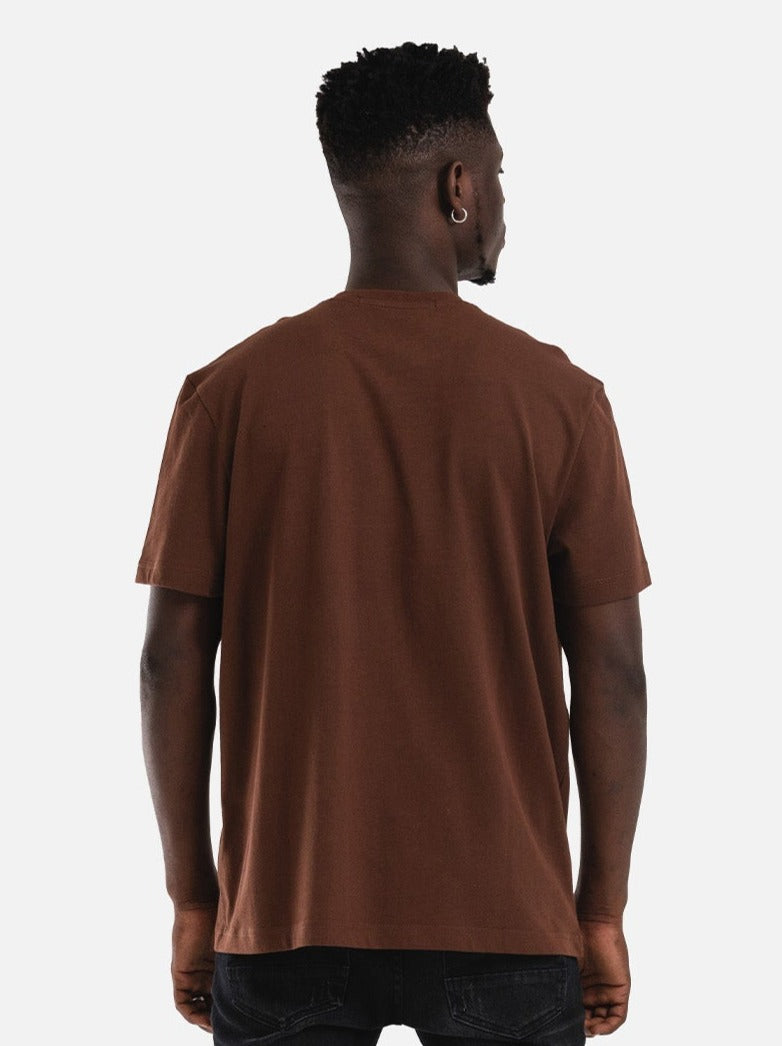 Slogan Tee - Brown