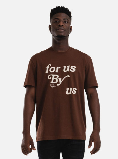 Slogan Tee - Brown