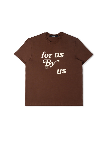 Slogan Tee - Brown