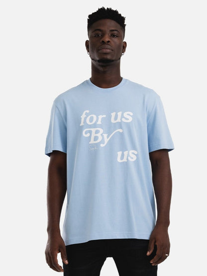 Slogan Tee - Carolina Blue