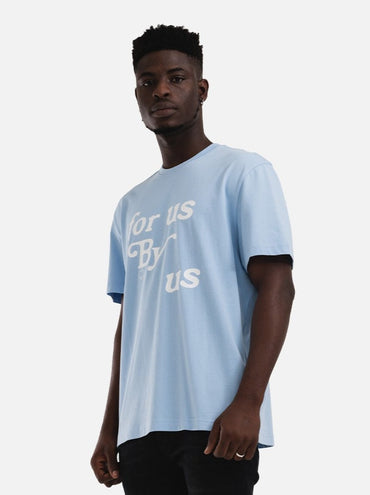 Slogan Tee - Carolina Blue