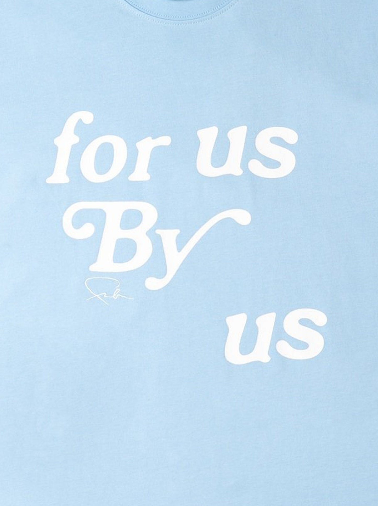 Slogan Tee - Carolina Blue