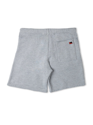 Signature Embroidered Shorts - Heather Gray