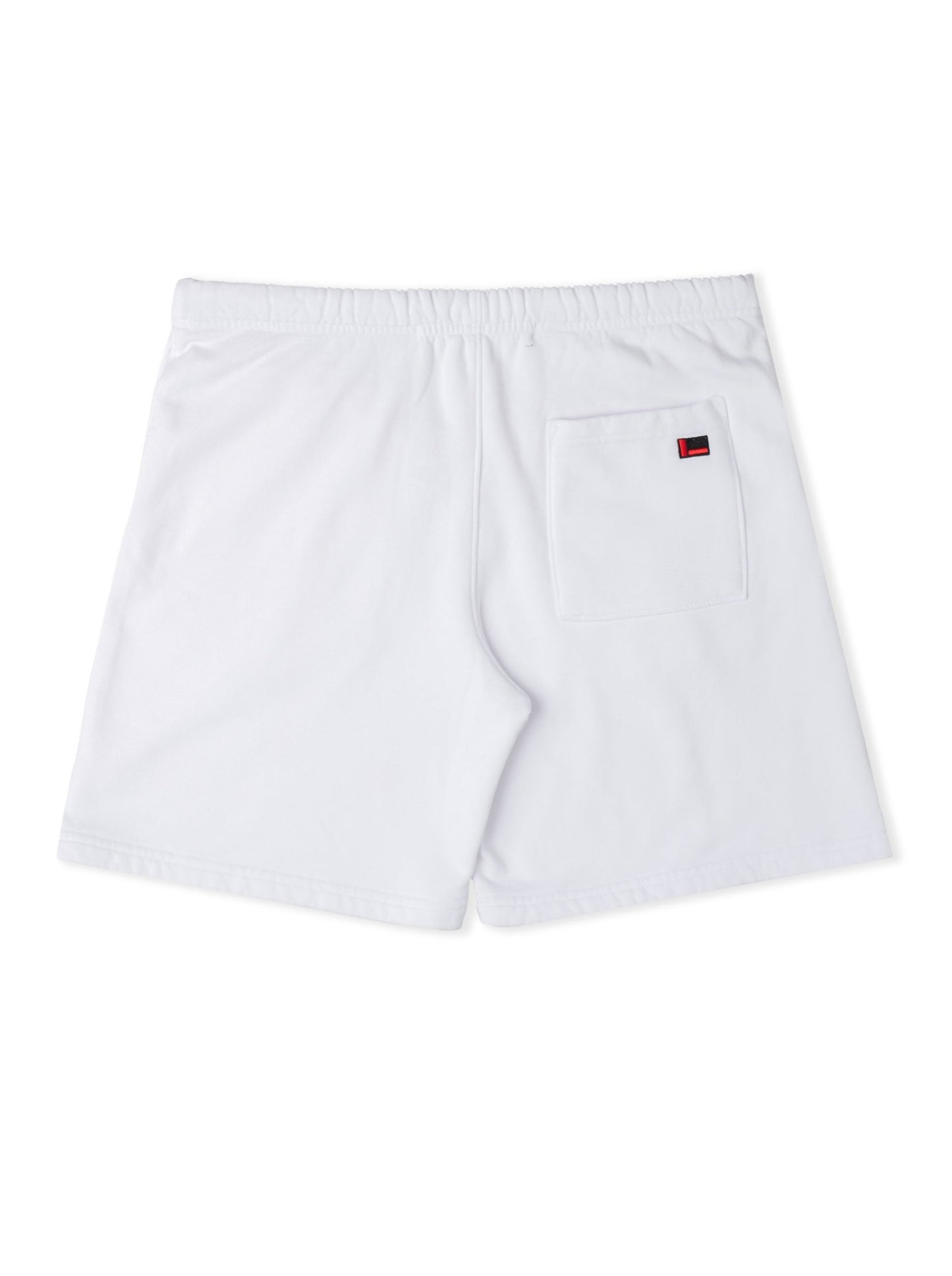 Signature Embroidered Shorts - WHITE