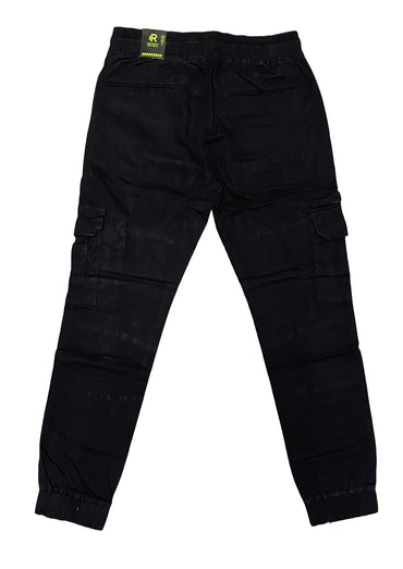 MENS STRETCH TWILL JOGGER-BLACK