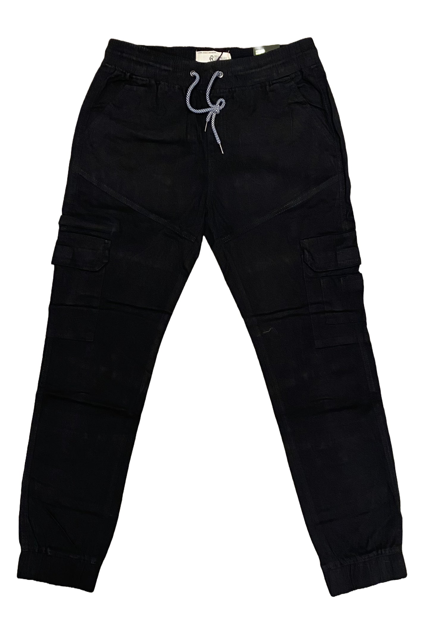 MENS STRETCH TWILL JOGGER-BLACK