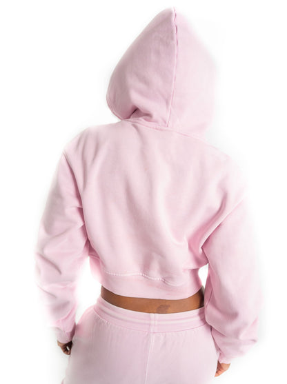 Women's Cropped Hoodie - Lavendar