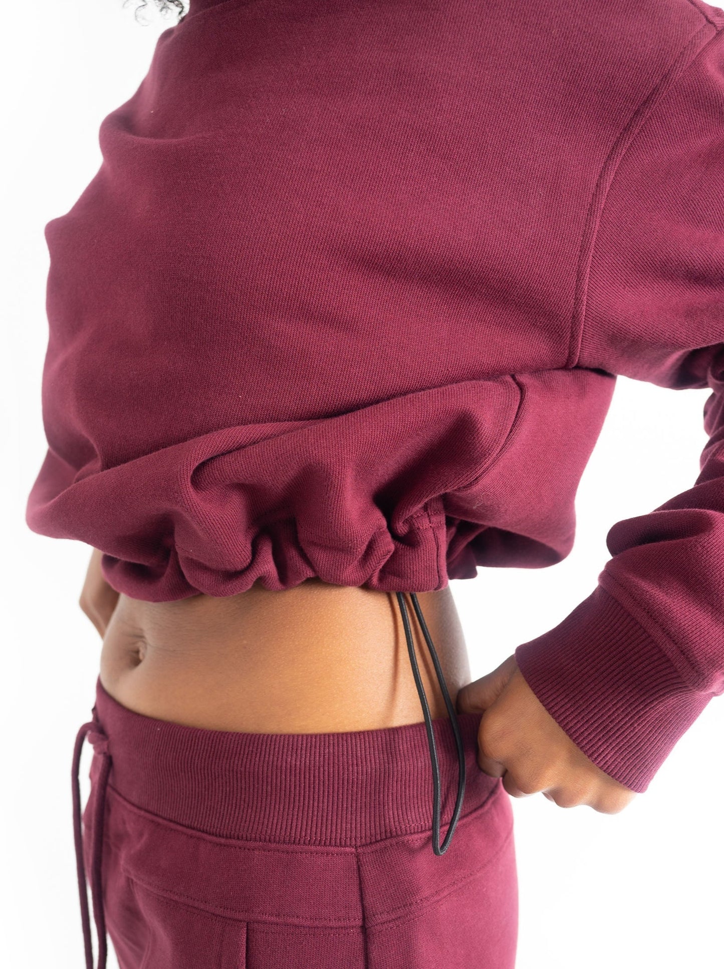 Women's Utility Signature Crewneck - Burgundy