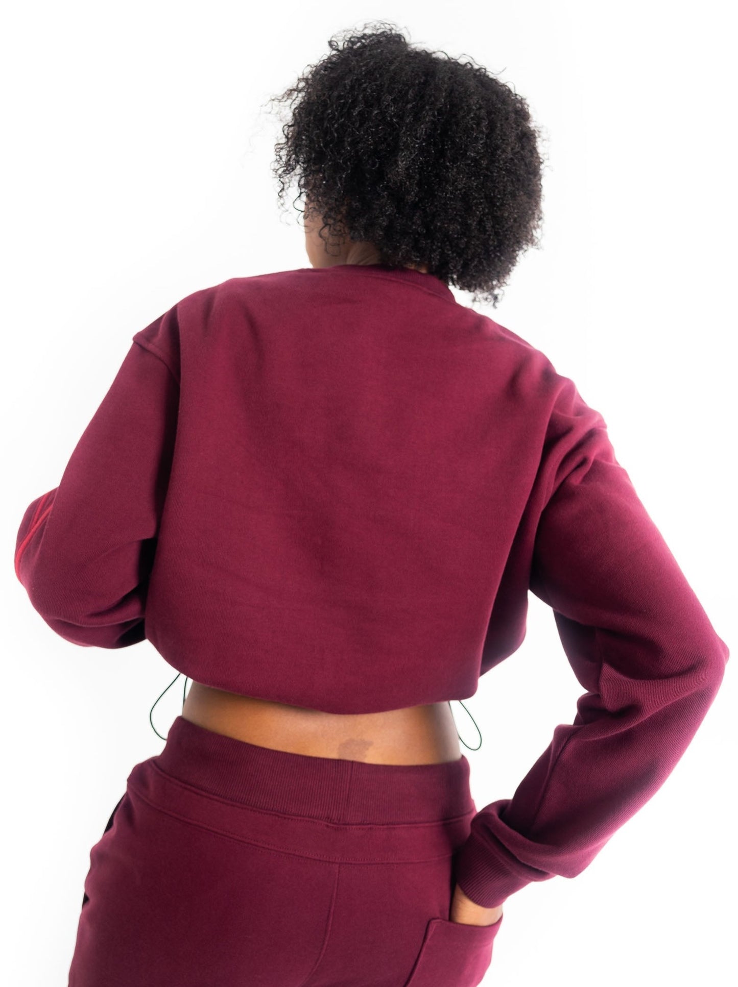 Women's Utility Signature Crewneck - Burgundy