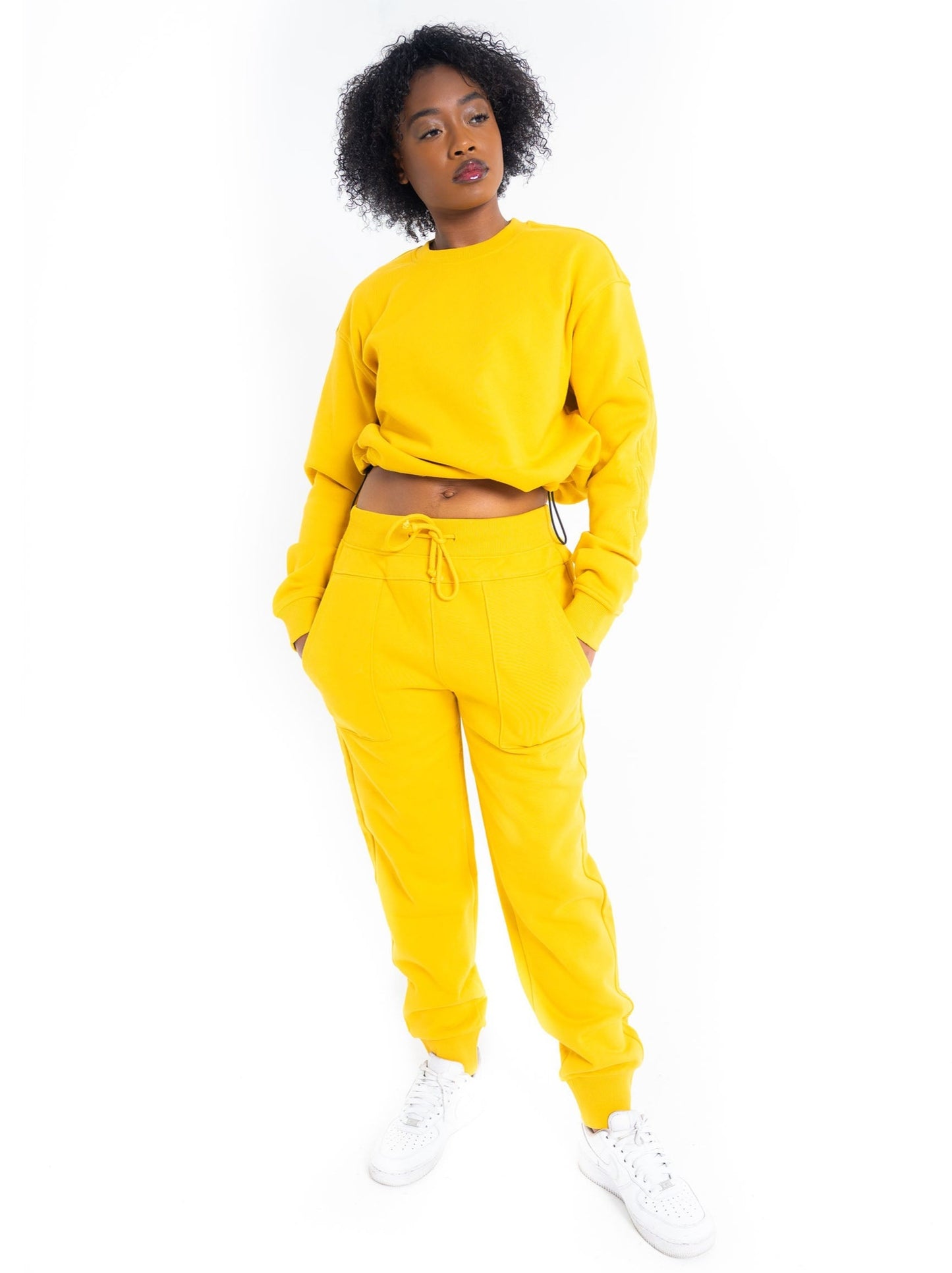 Women's Utility Signature Jogger - Mustard