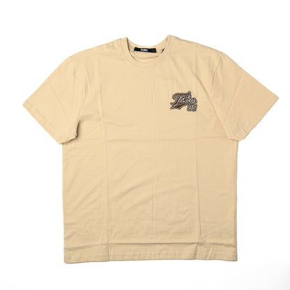 Varsity Patch Tee - Natural